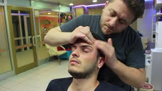 ASMR Turkish Barber FaceHead and Body Massage 120 16 Mins 💆‍♂️👍👍💈 [upl. by Elbert]