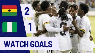 GHANA VS NIGERIA21ALL AFRICA GAMESGOALSampHIGHLIGHTS [upl. by Leif]