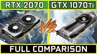 RTX 2070 vs GTX 1070 Ti  Full Comparison 4K 1440p amp 1080p [upl. by Grady191]