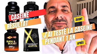 Jai testé la caséine pendant 1 an préparation musculaire 💪 [upl. by Nashbar]