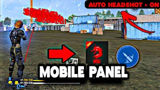 Free fire Mobile Panel🤯📲  FF Headshot Panel For Mobile🔥  FF Panel  Macro Msi Free fire [upl. by Supat]