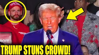 Crowd Falls SILENT As Trump COLLAPSES In DISASTER Rally [upl. by Enelyaj769]