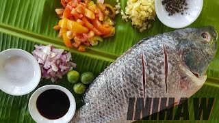 Easy Inihaw na tilapia  Grilled Tilapia Recipe [upl. by Aramois]