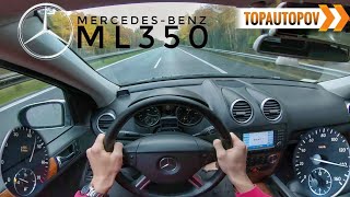 MercedesBenz ML 350 W164 200kW 10 4K TEST DRIVE POV  ACCELERATION amp V6 SOUND [upl. by Tdnarb]