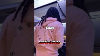 Rapper Lost 5000 on a Plane And Went CRAZY😳 [upl. by Sihtam385]