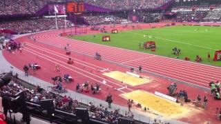 London 2012 Olympics  Jess Ennis Heptathlon Long Jump [upl. by Anayaran13]