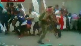 Video kung saan makikitang ginawang human shield ng MNLF ang ilang sibilyan kumalat sa social media [upl. by Amme]