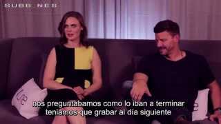 Emily Deschanel amp David Boreanaz  San Diego Comic Con 2014 Entrevista de TVLINE Subtitulada [upl. by Willumsen63]