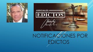 NOTIFICACIONES JUDICIALES POR EDICTOS [upl. by Asirap]