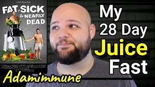 My 28 Day Juice Fast EXTREME WEIGHT LOSS What not to do [upl. by Gilly857]