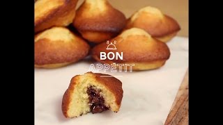 Recette  Madeleines coeur chocolat Brandt [upl. by Laurene908]