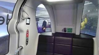 NEW Heathrow POD cars  full ride from London Heathrow Airports Terminal 5 to Business Car Park B [upl. by Edroi]