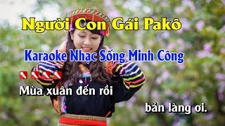 Người Con Gái Pakô Karaoke Nhạc Sống  Tone Nữ [upl. by Dieter905]