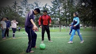 Escuela de futbol para jóvenes con discapacidad [upl. by Olenta625]