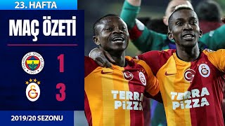 ÖZET Fenerbahçe 13 Galatasaray  23 Hafta  201920 [upl. by Ecinnaj]