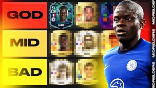 RANKING THE BEST MIDFIELDERS IN FIFA 22 ULTIMATE TEAM Tier List [upl. by Redmer]