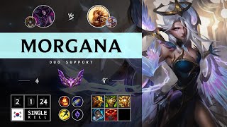 Morgana Support vs Leona  KR Master Patch 1412 [upl. by Macdougall591]