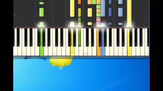 Lauryn Hill Cant Take My Eyes Off You Piano tutorial by Synthesia [upl. by Giselbert]