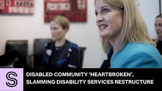 Disabled community ‘heartbroken’ slamming disability services restructure  Stuffconz [upl. by Ahsenal438]