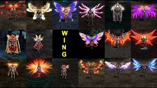 Character Wings amp Capes MU Online [upl. by Rennob]