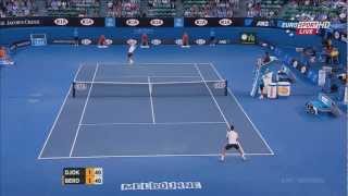 Djokovic vs Berdych  Australian open 2013 QF Highlights [upl. by Ahasuerus596]