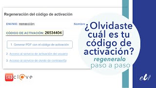 🖊 Cómo regenerar el Código de Activación de Clve Permanente  Paso a Paso [upl. by Ariem271]