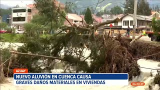 Graves afectaciones en Cuenca tras el fuerte aluvión en el Parque Nacional Cajas [upl. by Yenoh]