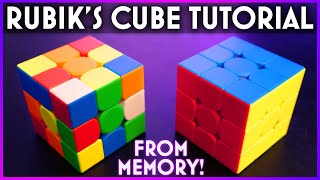 HOW TO SOLVE A RUBIKS CUBE amp Remember The Steps [upl. by Mahmoud]