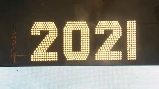 Times Square 2021 Ball Drop in New York City full video [upl. by Mohandis]