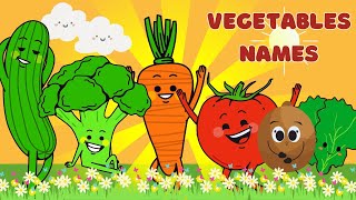 10 ENGLISH VEGETABLES NAME  VEGETABLES NAME IN ENGLISH  DIFFERENT TYPES OF VEGETABLES FOR KIDS [upl. by Leinod]