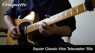 Squier by Fender Classic Vibe Telecaster 50s Sound Demo No talking [upl. by Peh]