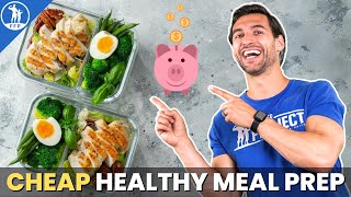 CHEAP Weight Loss Meal Prep How To Eat Healthy On a Budget [upl. by Ahsinar]