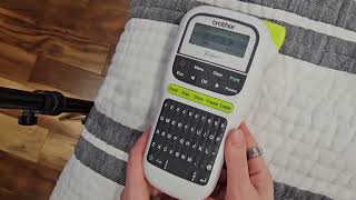 Brother P Touch PTH110 Easy Portable Label Maker Lightweight QWERTY Keyboard Review [upl. by Horatia322]