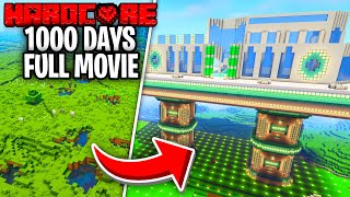 I Survived 1000 Days in Hardcore Minecraft FULL MOVIE [upl. by Leipzig]