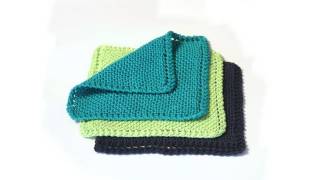 Learn to Knit a Dishcloth [upl. by Jessi]