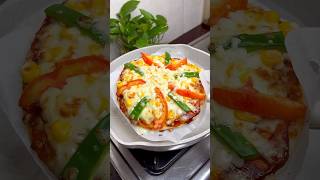 Cheese burst pizza wo bhi jhatpat 10 minute bnao ghar pe youtubeshorts shorts [upl. by Anaik]