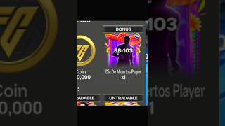 Dia de Muertos funny pack opening😁😉 fifa shorts  fcmobile football [upl. by Alekehs421]