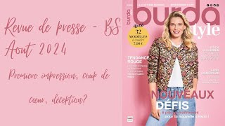 Revue De Presse Burda Style Aout 2024 [upl. by Barret]