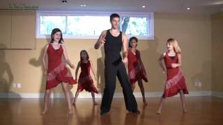 Salsa Basic Dance Step  learn Latin Salsa Dance Lessons for kids salsa dancing [upl. by Ellasal]