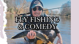 Fly Fishing amp Comedy Milwaukee River Bass Pike amp Sold Out Theaters [upl. by Alemak586]