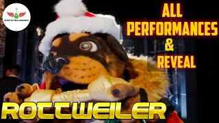 Masked Singer Rottweiler All Performances amp Reveal  Season 2 [upl. by Kev558]