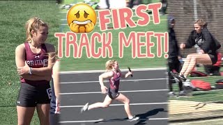 Its Katies First High School Track Meet [upl. by Corly]