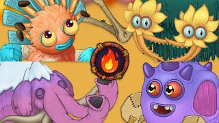 Amber Island  All Monster Sounds amp Animations My Singing Monsters [upl. by Aciretahs229]