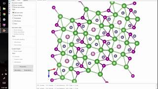 Tutorial of VESTA software for creating crystal structures [upl. by Lenad616]