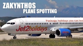 Zakynthos Plane Spotting  Landing amp Takeoff  ZTH Airport LGZA [upl. by Akcemat]