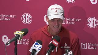 Oklahoma HC Brent Venables postgame OU 23 Missouri 30  1192024 [upl. by Fia]