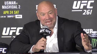 Dana White GOES BALLISTIC on Strickland vs Costa Judging [upl. by Fattal]