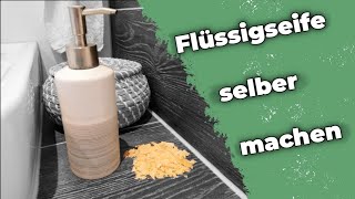 Flüssigseife selber herstellen  so gehts mit Kernseife und Wasser  Frollein Elli [upl. by Akers]