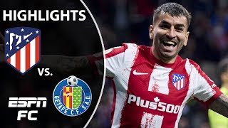 Atletico Madrid survives scare in 7goal thriller vs Getafe  LaLiga Highlights  ESPN FC [upl. by Linnette330]