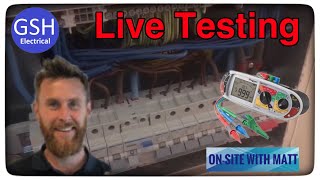 LIVE Electrical Testing External Earth Fault Loop Impedance Ze PFC PEFC amp PSCC [upl. by Ytissac]